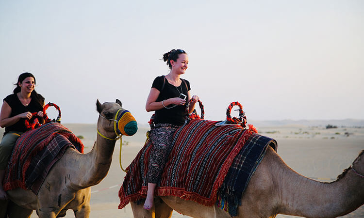 Evening Desert Safari Bus Pickup In Abu Dhabi